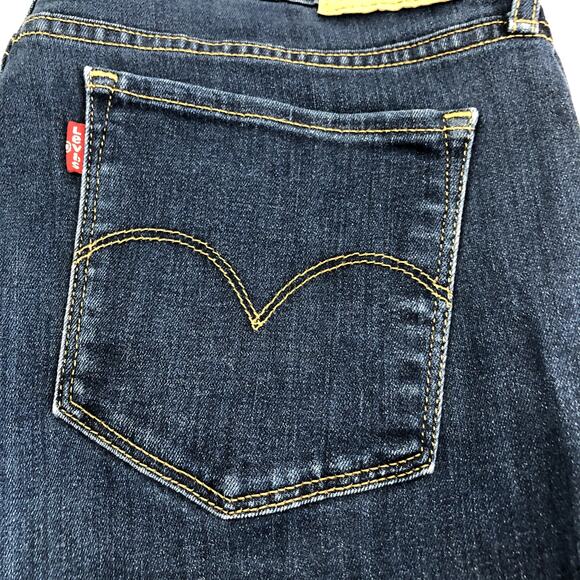 Levis 712 Slim Womens Jeans Dark Wash Size 32Wx32L - Picture 11 of 12